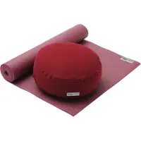 Yogistar Yoga-Set Starter Edition - Meditatie (Yoga mat + meditatiekussen) bordeaux Fitness-set YOGISTAR
