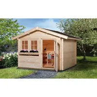Weka Tuinhuis 139 - Onbehandeld - 300x380cm - 26,8 M³