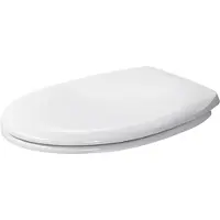 Duravit Duraplus WC-zitting wit(Alpin)/chr