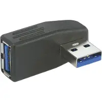 Renkforce USB 3.2 Gen 1 (USB 3.0) Adapter [1x USB 3.2 Gen 1 stekker A (USB 3.0) - 1x USB 3.2 Gen 1 bus A (USB 3.0)]