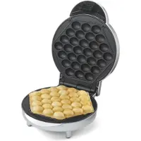 Trebs Treb 99361 - Bubbel wafelmaker met indicatielampje en anti-aanbaklaag - Zilver