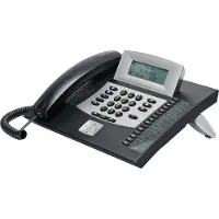 Auerswald COMfortel 1600 ISDN-systeemtelefoon Headsetaansluiting, Handsfree, Touchscreen Verlicht Zwart, Zilver