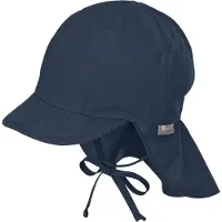 Sterntaler Pet Met Een Piek Met Nekbescherming Marine | Maat: 53 cm