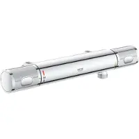 GROHE Grohtherm 1000 Performance Thermostatische Douchekraan - 15cm - zonder koppelingen - chroom - 34777000
