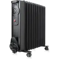 Black & Decker Oliegevulde radiator - BLACK+DECKER - BXRA2000E - 2000W - 11 elementen - Instelbare thermostaat