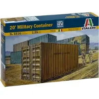 Italeri Modelbouwpakket Militaire voertuigen - 6516 20'FT Military Container Plastic - 1:35 - Modelbouw