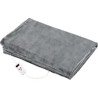 ProfiCare WZD 3061 - Elektrische knuffeldeken - Bovendeken - (130x180cm) - grijs