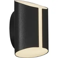 Nordlux LED buitenwandlamp Grip, CCT Smart Home, zwart Grip, zwart, Aluminium, Modern, slimme wandlamp buiten