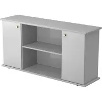 Hjh OFFICE PRO KAPA SB | Dressoir | met deuren - Grijs met knop Sideboard