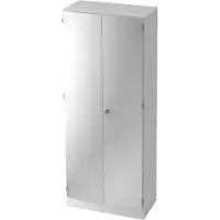 Hjh OFFICE PRO SIGNA K 6100 SG - Hoogte van de map | 5 OH met knop (afsluitbaar) Kast Wit/Zilver