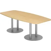 Hjh OFFICE PRO KARAT S 22 S - Karat Esdoorn met voetstuk / Zilver 220 x 103