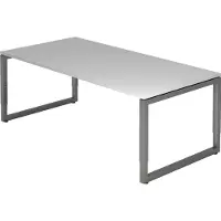 Hjh OFFICE PRO REGO 2E G - 200 x 100 Tafelhoogte I In hoogte verstelbaar Grijs/Grafiet