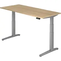 Hjh OFFICE PRO XBHM 19 SS - 180 x 80 Eiken Tafelhoogte I Elektrisch in hoogte verstelbaar