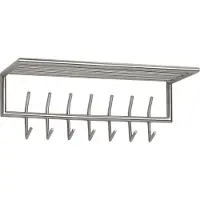 Wohnling Wandkapstok WL6.448 Metaal Zilver Wandmontage 7 Haken