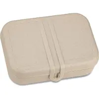 Koziol Pascal broodtrommel met verdeler L Beige