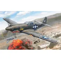 Italeri Modelbouwpakket Vliegtuigen - 1423 P-51A Mustang Plane Plastic - 1:72 - Modelbouw