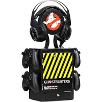 - Ghostbusters - Officiele Luxe Gaming Opbergtoren voor 4 Controllers - 10 Games - Koptelefoon