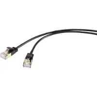Renkforce CAT8.1 F/FTP Netzwerkkabel Slim 25 cm