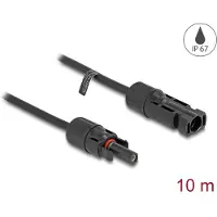 DeLOCK DL4 Solar Cable 4 mm² male to female 10 m black