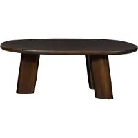 Woood Roundly Salontafel - Mangohout - Walnoot - 40x110x60