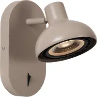 Lucide SENSAS - Bedlamp / Wandlamp - 1xGU10 (ES111) - Beige
