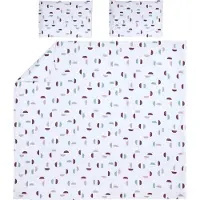 Meyco Shapes/Uni dekbedovertrek + kussensloop - 240x200/220 cm - Lilac