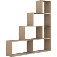 VCM DubilaL wandkast 6 planken eik decor.