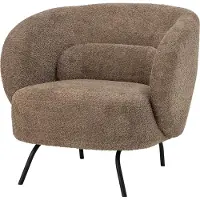 Bloomingville Harry Stoel, Bruin, Polyester