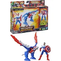 Hasbro Mech Strike Mechasaurus Captain America 2-pack figuren