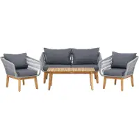 Venture Home Chania loungeset grijs.