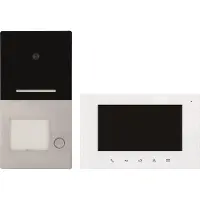 HHG VILLA-AP-SET-1 Video-deurintercom 2-draads Aluminium (geborsteld)