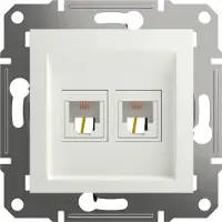 Schneider Electric EPH4270121D RJ11-telefoonaansluitdoos Asfora Wit (RAL 9003) 1 stuk(s)
