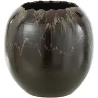 J-Line Bloempot keramiek bruin small
