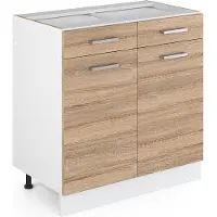 Vicco R-Line Keukenonderkast – 80 cm zonder werkblad Sonoma