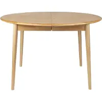 Zuiver Twist Uitschuifbare Eettafel Rond 120|160 cm Eikenhot - Beige