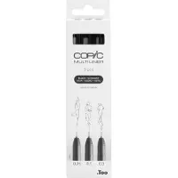 Copic Multiliner finelinerset zwart (0,05 - 0,3 mm) 3 stuks