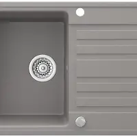 Bergström Spoelbak – 76.5 x 46 cm met droogplaats Beton