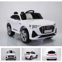 Es-toys Elektrische kinderauto Audi E-Tron Sportback, met schokdempers en afstandsbediening