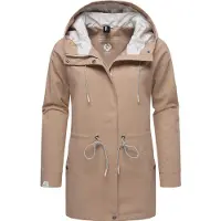 Ragwear Functionele jas 'Urbanna Remake' lichtbruin