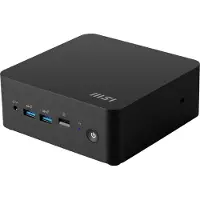 MSI kale Cubi NUC 1MG-008BDE Intel Core 5 120U, Intel grafische processor, 2x DDR5 SO-DIMM, 1x M.2, WIFI6E, BT 5.3, oOS