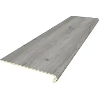 Neu.holz Overzettreden stootborden set van 2 PVC 120x32x4,6 cm eikenkleurig grijs