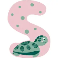 Small Foot Houten Dieren Kinderletter S