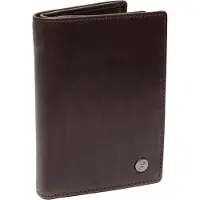 The Chesterfield Brand Leren Portemonnee Manerba Wallet Brown Donkerbruin