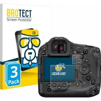 BROTECT Screenprotector 3 Stuks voor Canon EOS R1 Beschermglas transparant
