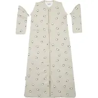 Meyco Baby Penguin Baby Slaapzak Met Afritsbare Mouwen - Soft Sand - 60cm - 2.5 TOG