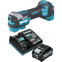 Makita TM 001 GM101 Snoerloos multifunctioneel gereedschap 40 V max. Starlock Max borstelloos + 1x oplaadbare accu 4.0 Ah + lader