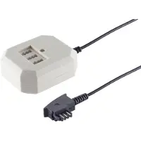 S-Impuls TAE-F (m) - 2x TAE-N + TAE-F + RJ11 (v) aansluitbox | 10 meter