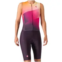 Castelli - Women's Free Sanremo Tri Suit Sleeveless - Fietspak XL, meerkleurig