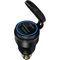 CTR Double Usb/usb-c Din Usb-stopcontact