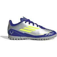 Adidas Voetbalschoenen - F50 Club TF J Messi - Silvm - - 33 - Voetbalschoenen - Turf
